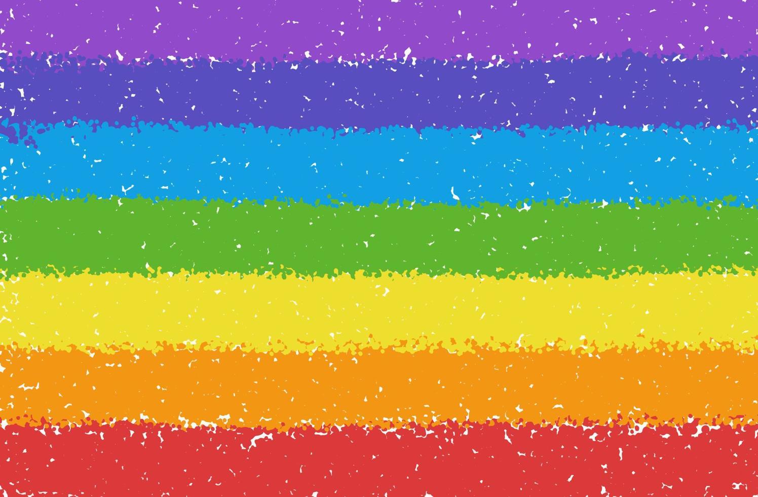 vattenfärg regnbåge av HBTQ flagga färger. vektor