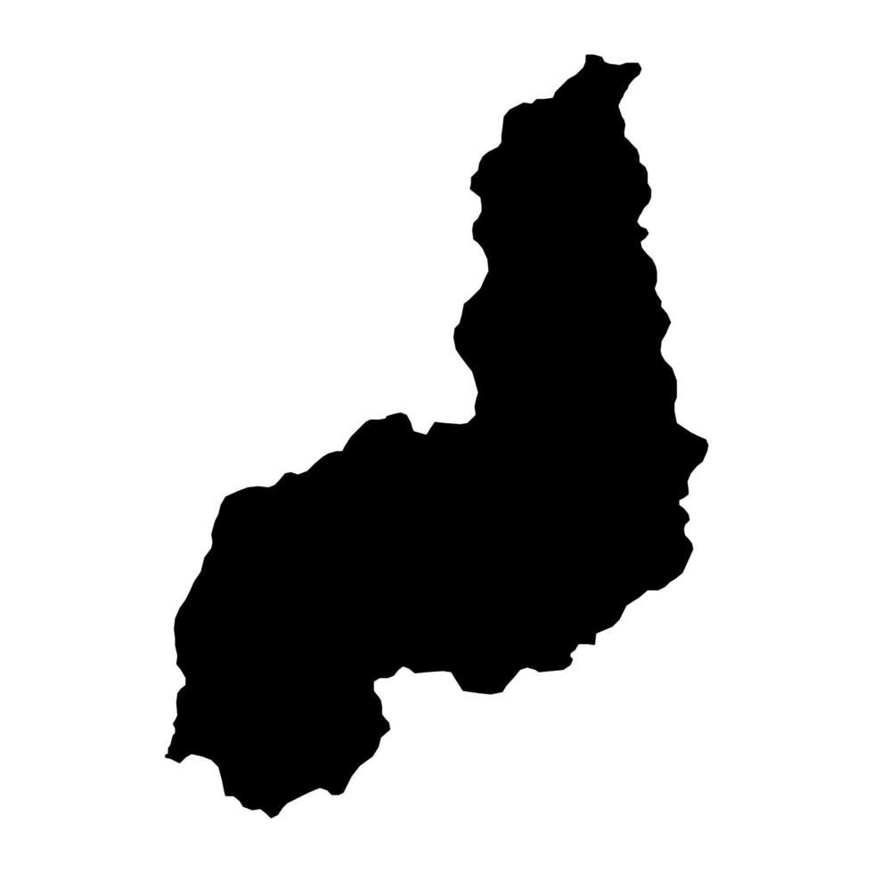 Piaui-Karte, Bundesstaat Brasilien. Vektor-Illustration. vektor
