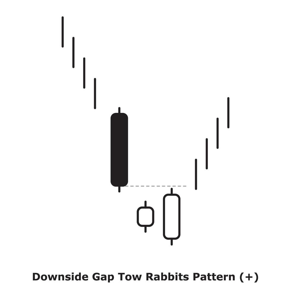nackdelen glipa bogsera kaniner mönster - vit och svart - runda vektor