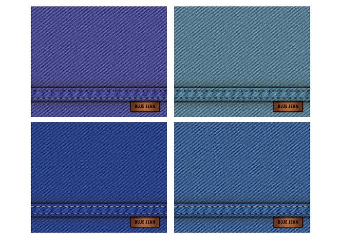 Textur Vektor von blauem Jean