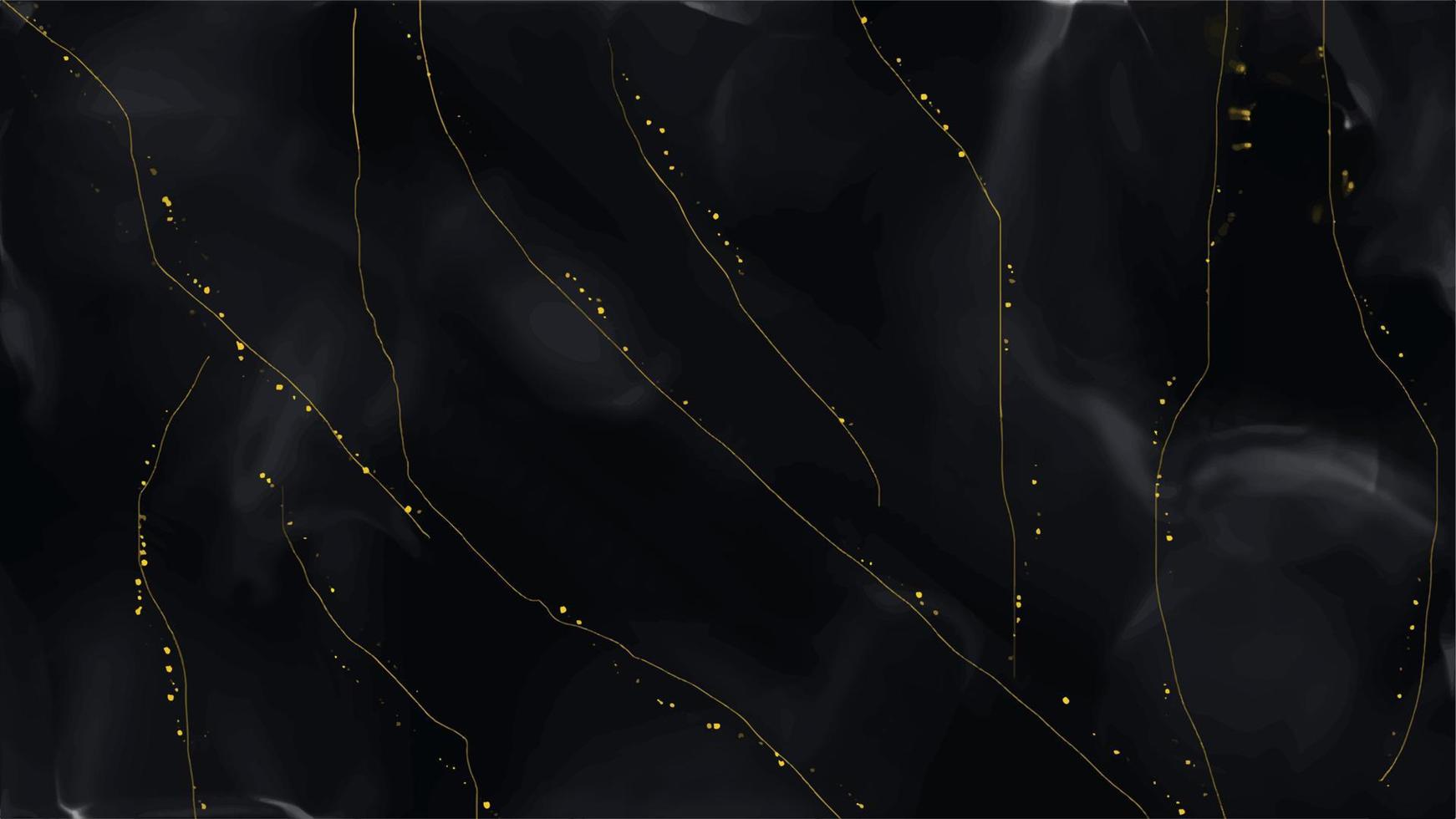 goldener naturmarmorsteinmusterhintergrund. abstrakte schwarze Keramik Wandfliesen Tapete vektor