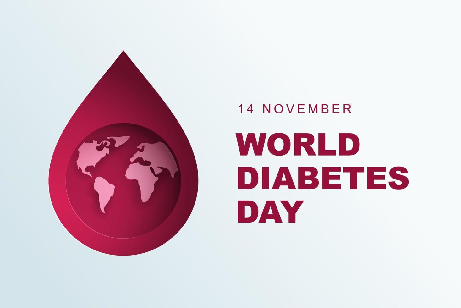 världens diabetes dag vektor illustration