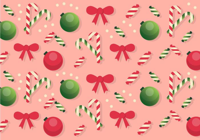 Free Christmas Pattern Hintergrund vektor