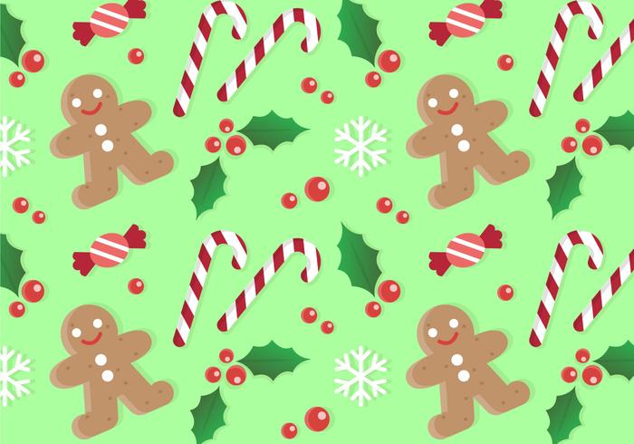 Free Christmas Pattern Hintergrund vektor