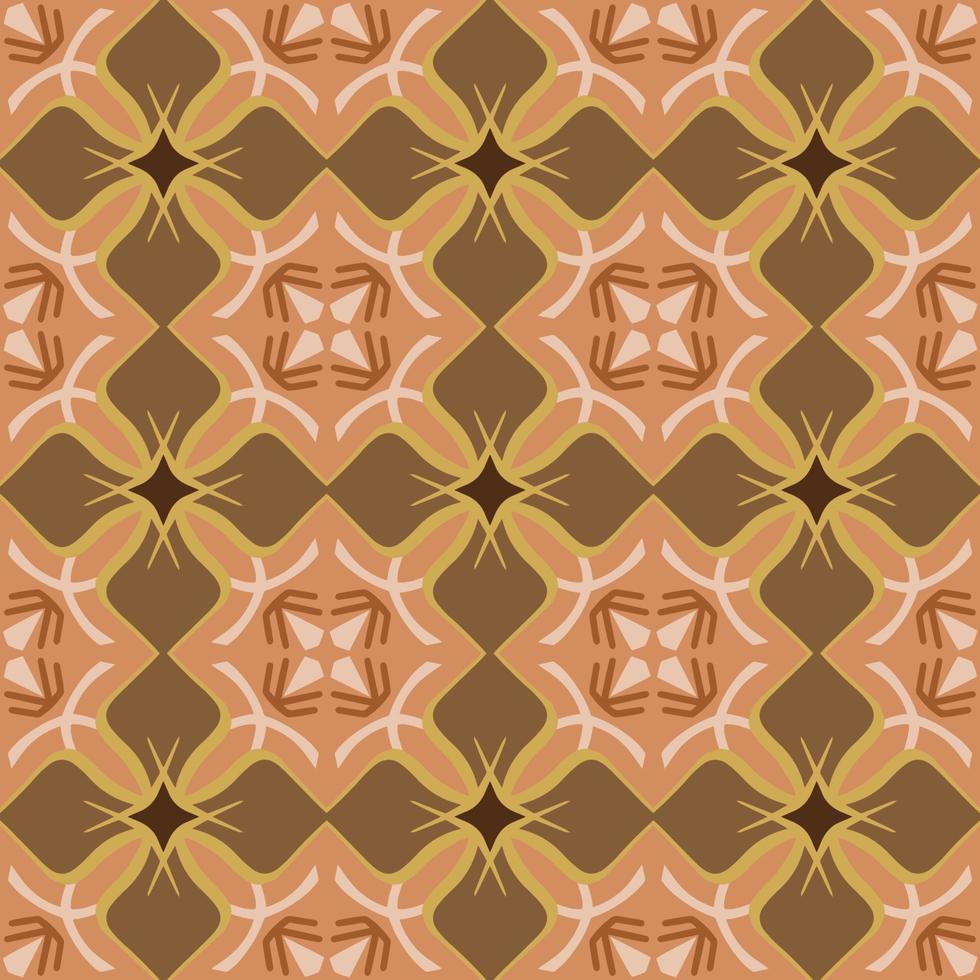 geometrisk sömlös mönster med stam- form. mönster designad i ikat, aztek, marockanska, thai, lyx arabicum stil. idealisk för tyg plagg, keramik, tapet. vektor illustration.