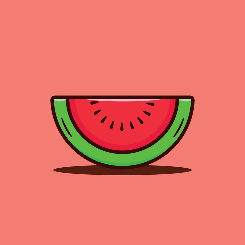 vattenmelon illustration vektor design