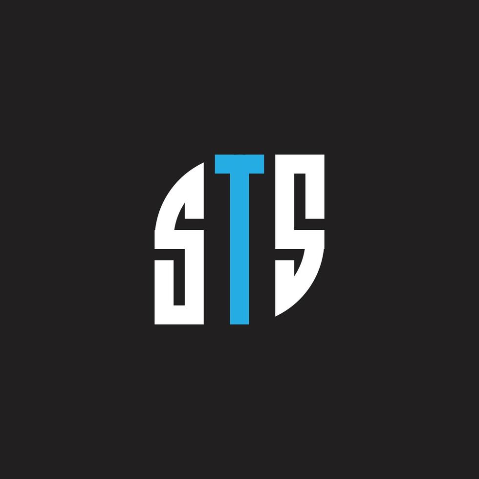 sts-Logo-Design-Vektorvorlage vektor