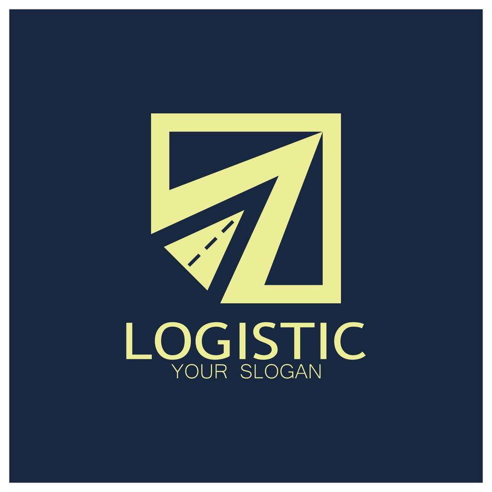 logistik logo symbol illustration vektor design verteilung symbol lieferung von waren wirtschaft finanzen