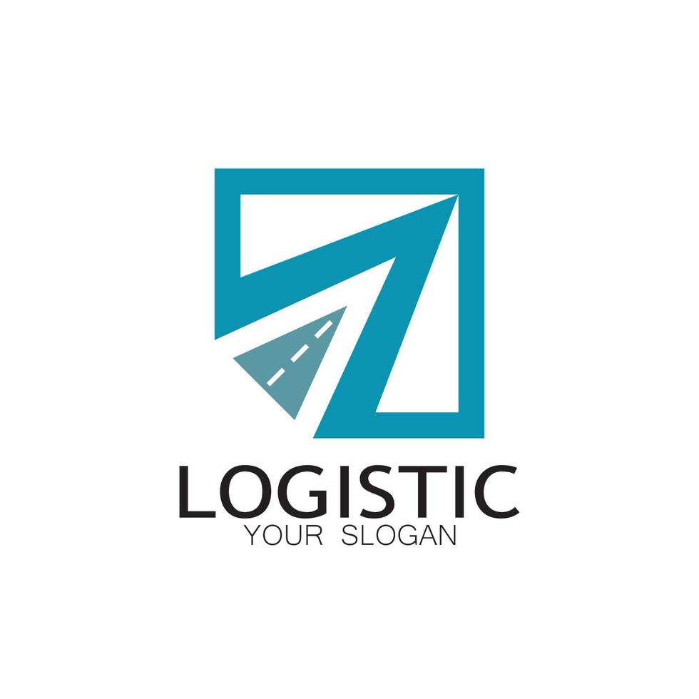 logistik logo symbol illustration vektor design verteilung symbol lieferung von waren wirtschaft finanzen