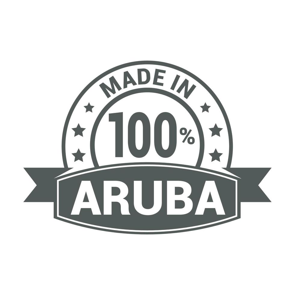 Aruba-Stempeldesign-Vektor vektor