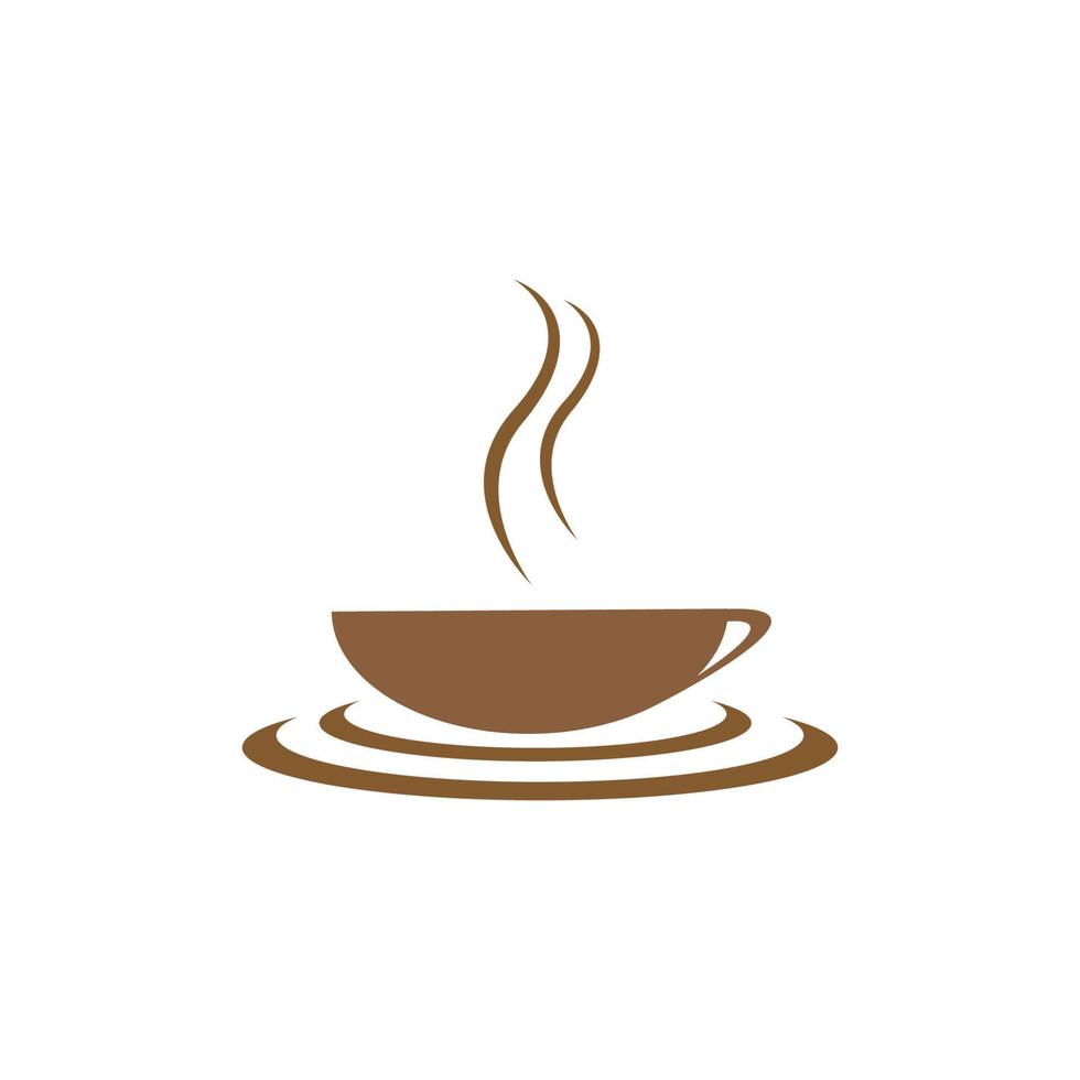 Kaffeetasse Logo Vorlage Vektor Icon - Vektor