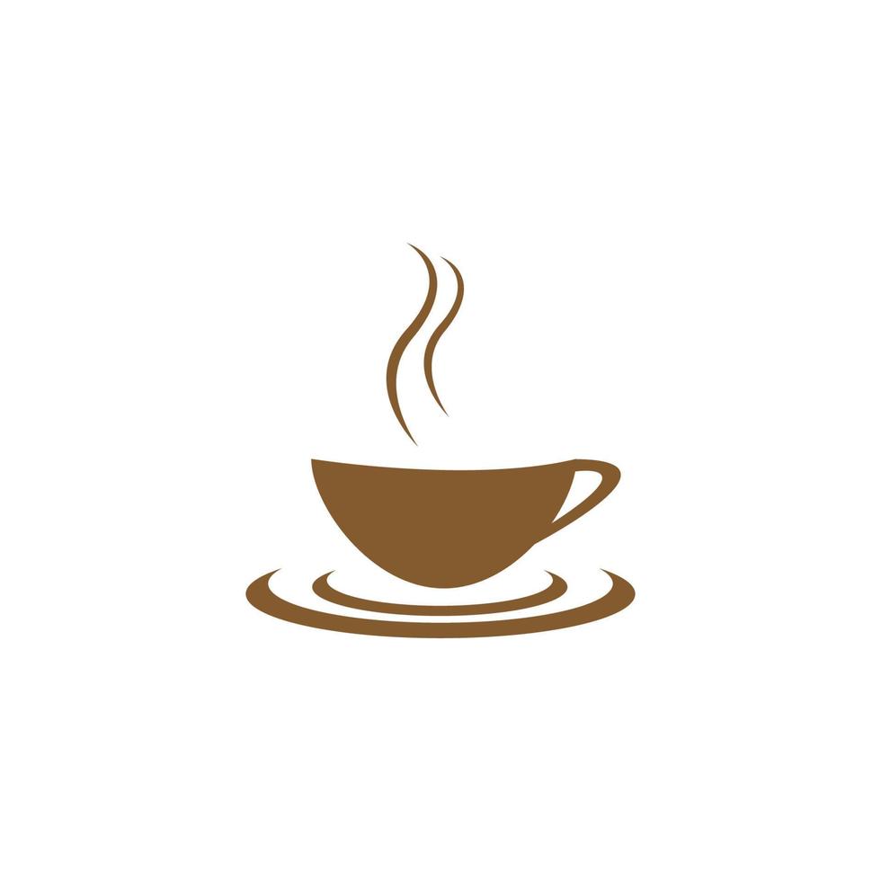 Kaffeetasse Logo Vorlage Vektor Icon - Vektor