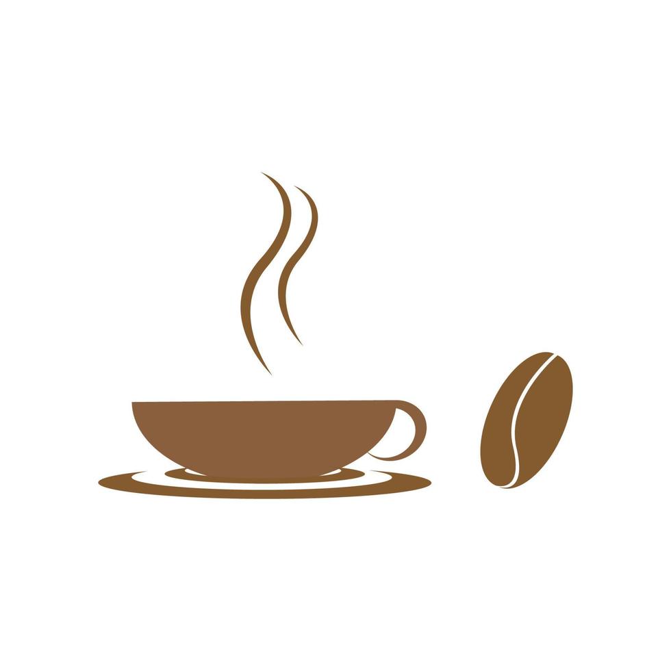 Kaffeetasse Logo Vorlage Vektor Icon - Vektor