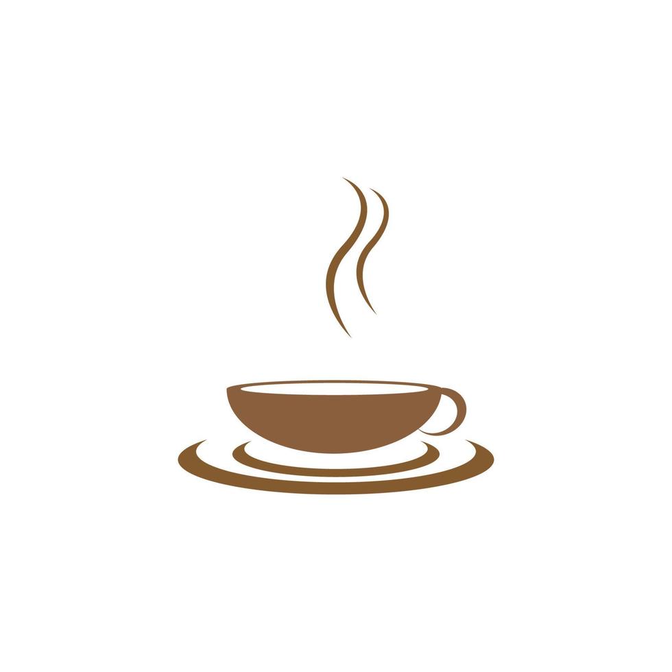 Kaffeetasse Logo Vorlage Vektor Icon - Vektor