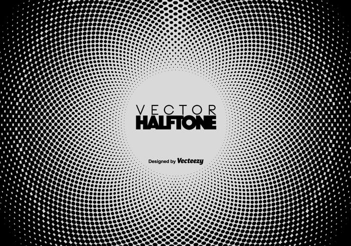 Vector Halftone Hintergrund