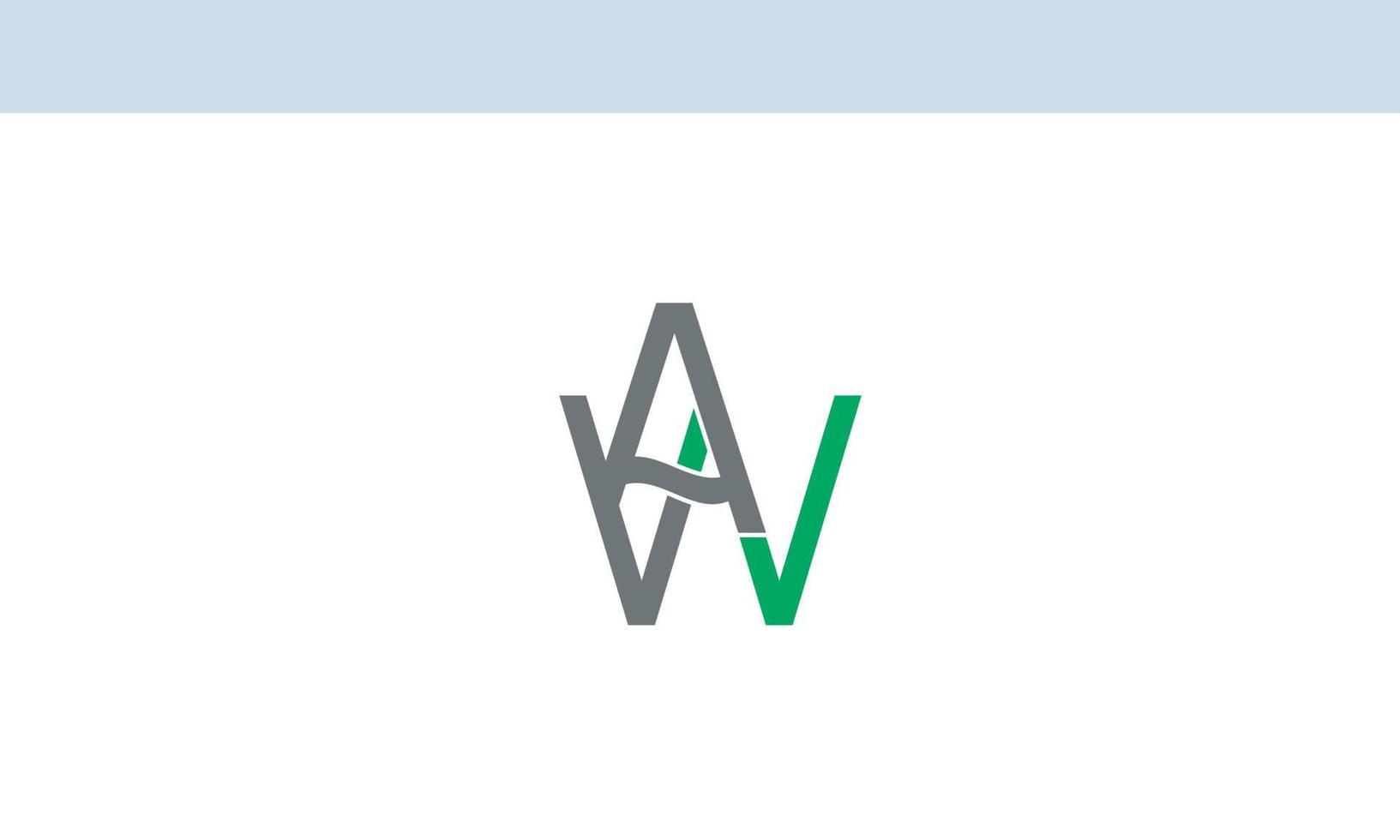 alfabetet bokstäver initialer monogram logotyp aw, wa, a och w vektor