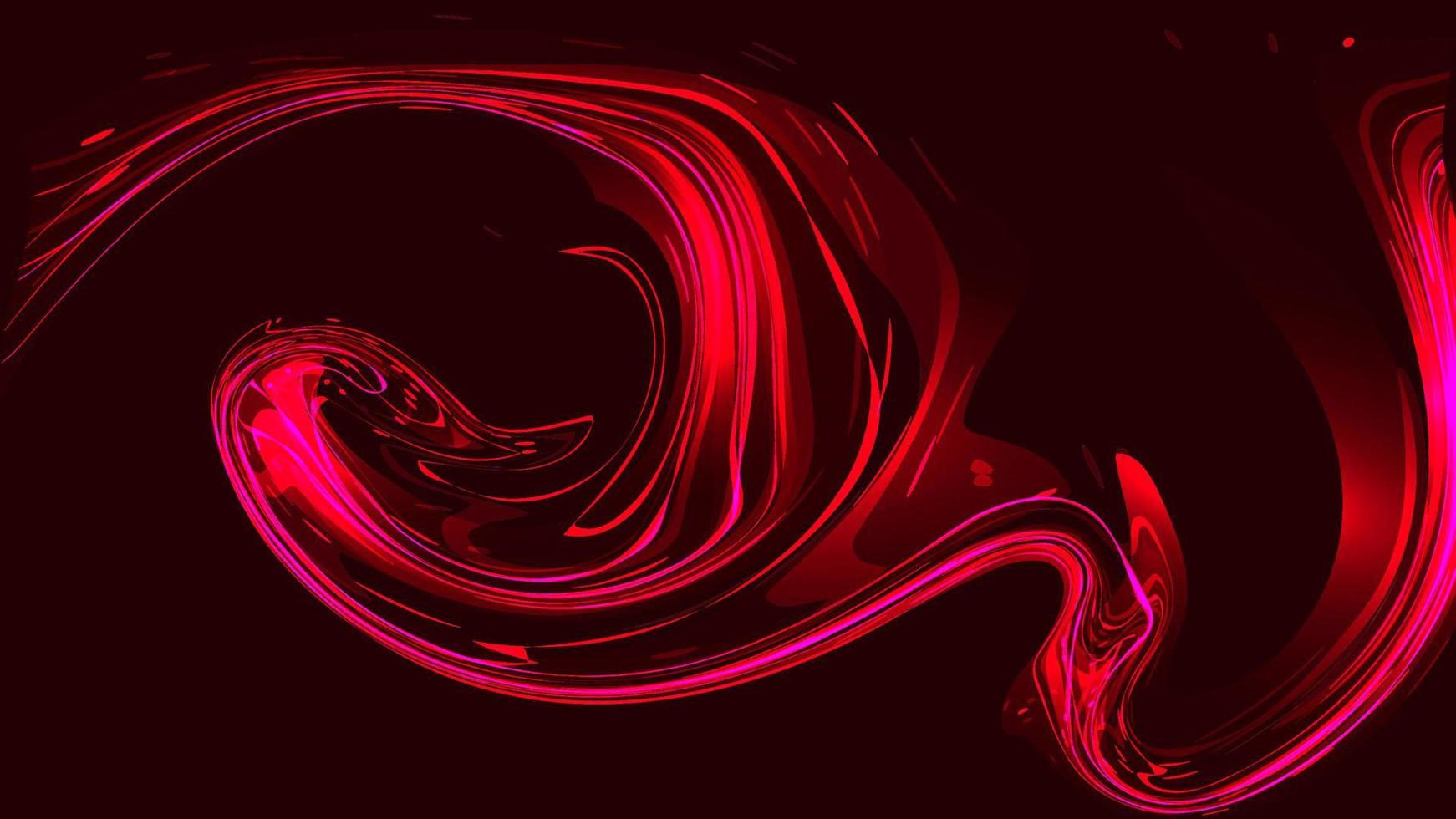 rot-weißer abstrakter hintergrund aus verschiedenen linien und wellenbändern aus spritzern und energieausbrüchen, die magisch elektrisch funkeln. Textur. Vektor-Illustration vektor