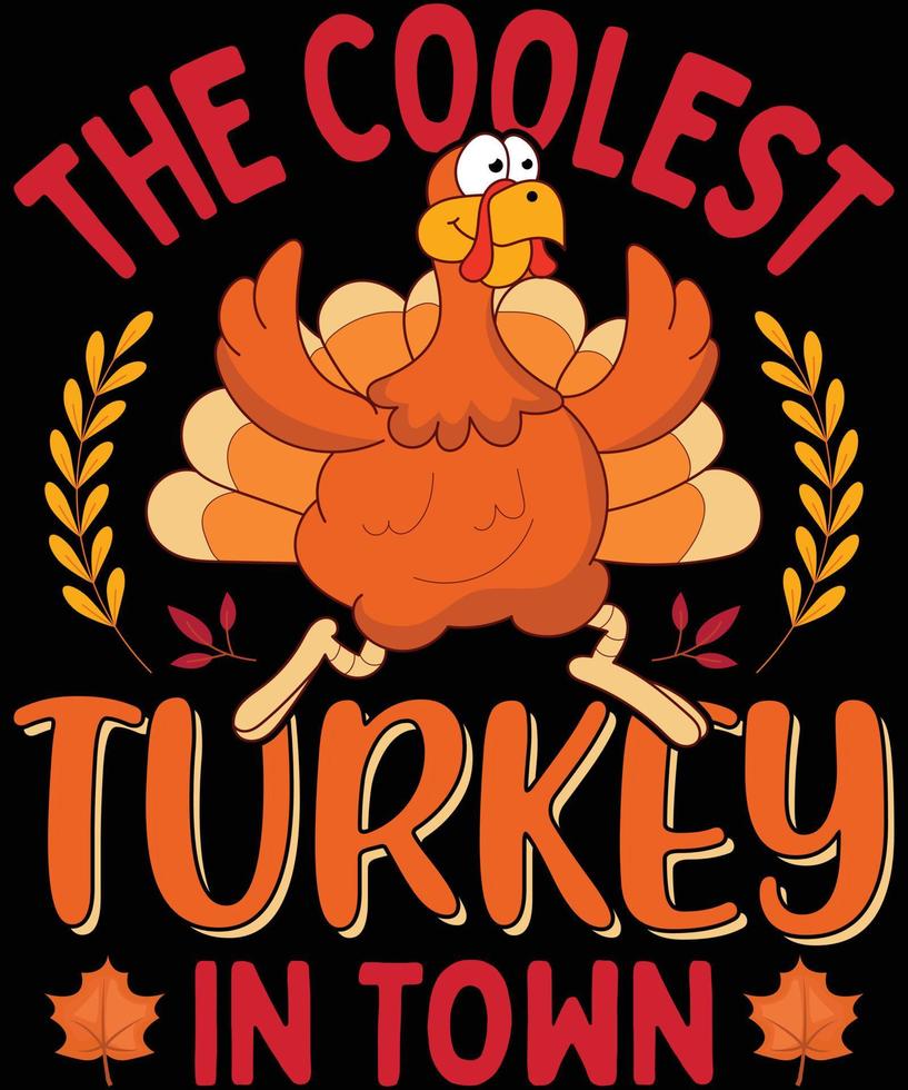 Thanksgiving-T-Shirt-Design vektor