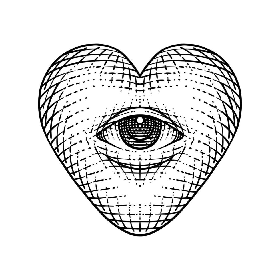 Augen des Herzens vektor