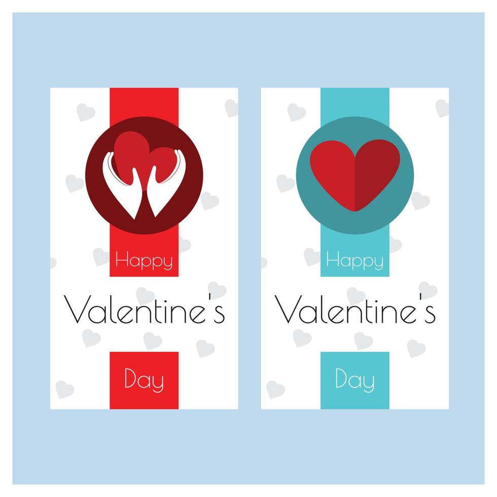 valentinstag design typografie und karte mit elegantem designvektor vektor