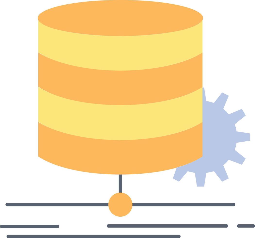 Algorithmusdiagramm Datendiagramm Fluss flacher Farbsymbolvektor vektor