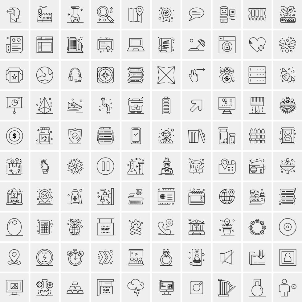 25 universelle Business-Icons Vektor kreative Icon-Illustration zur Verwendung in Web- und mobilen verwandten Projekten