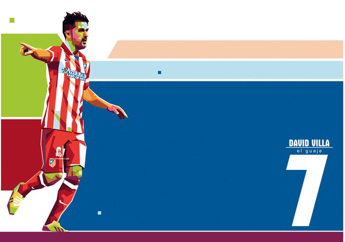 David villa - wpap vektor