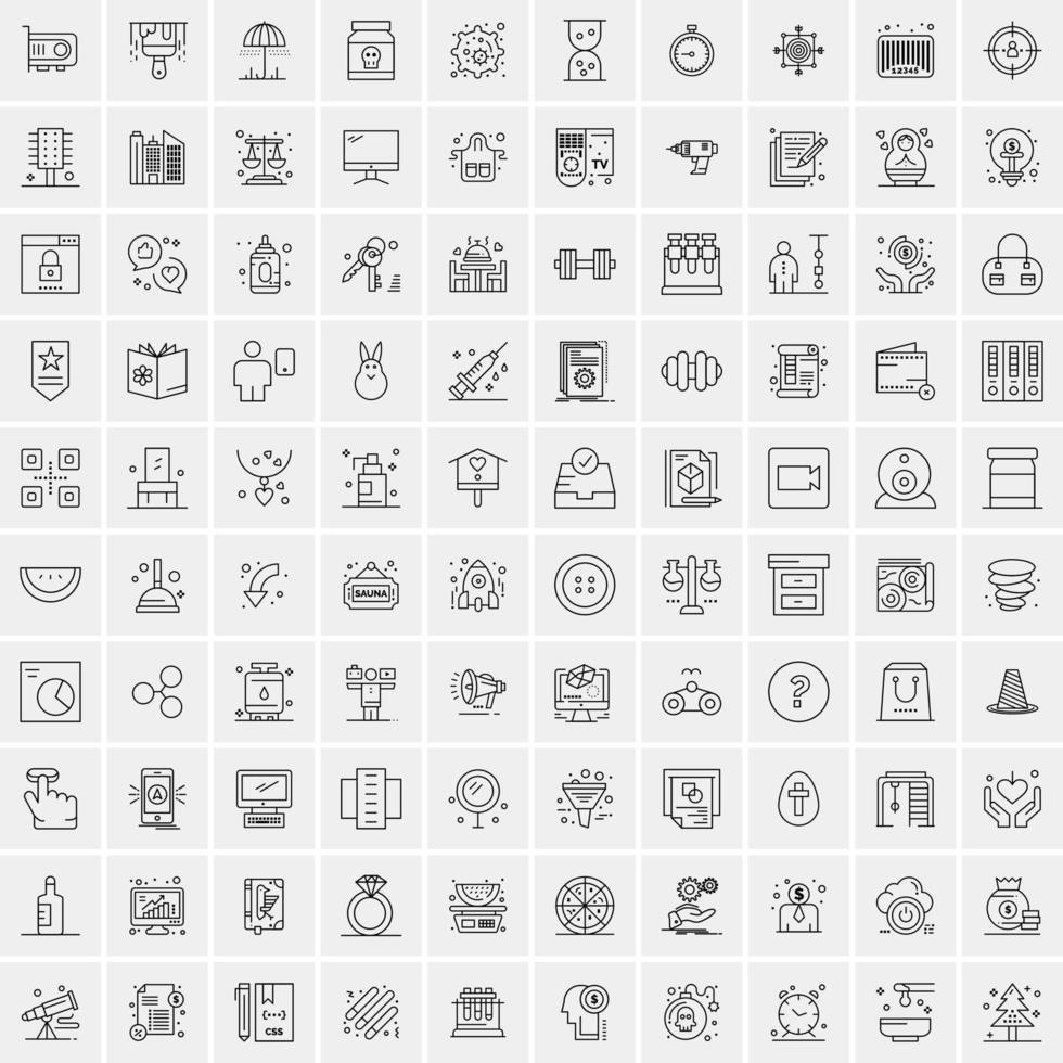 25 universelle Business-Icons Vektor kreative Icon-Illustration zur Verwendung in Web- und mobilen verwandten Projekten