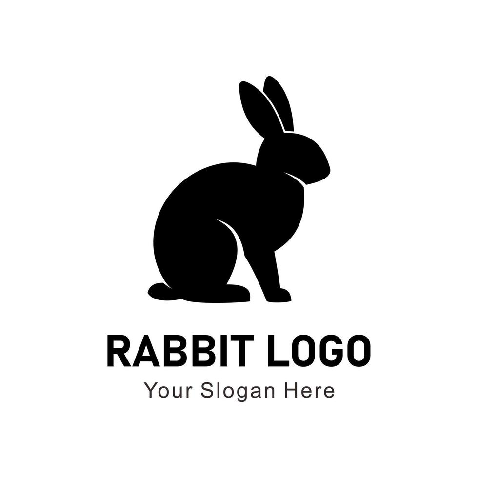 Kaninchen-Vektor-Logo vektor