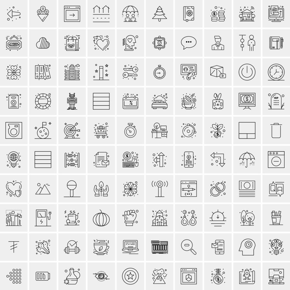 25 universelle Business-Icons Vektor kreative Icon-Illustration zur Verwendung in Web- und mobilen verwandten Projekten