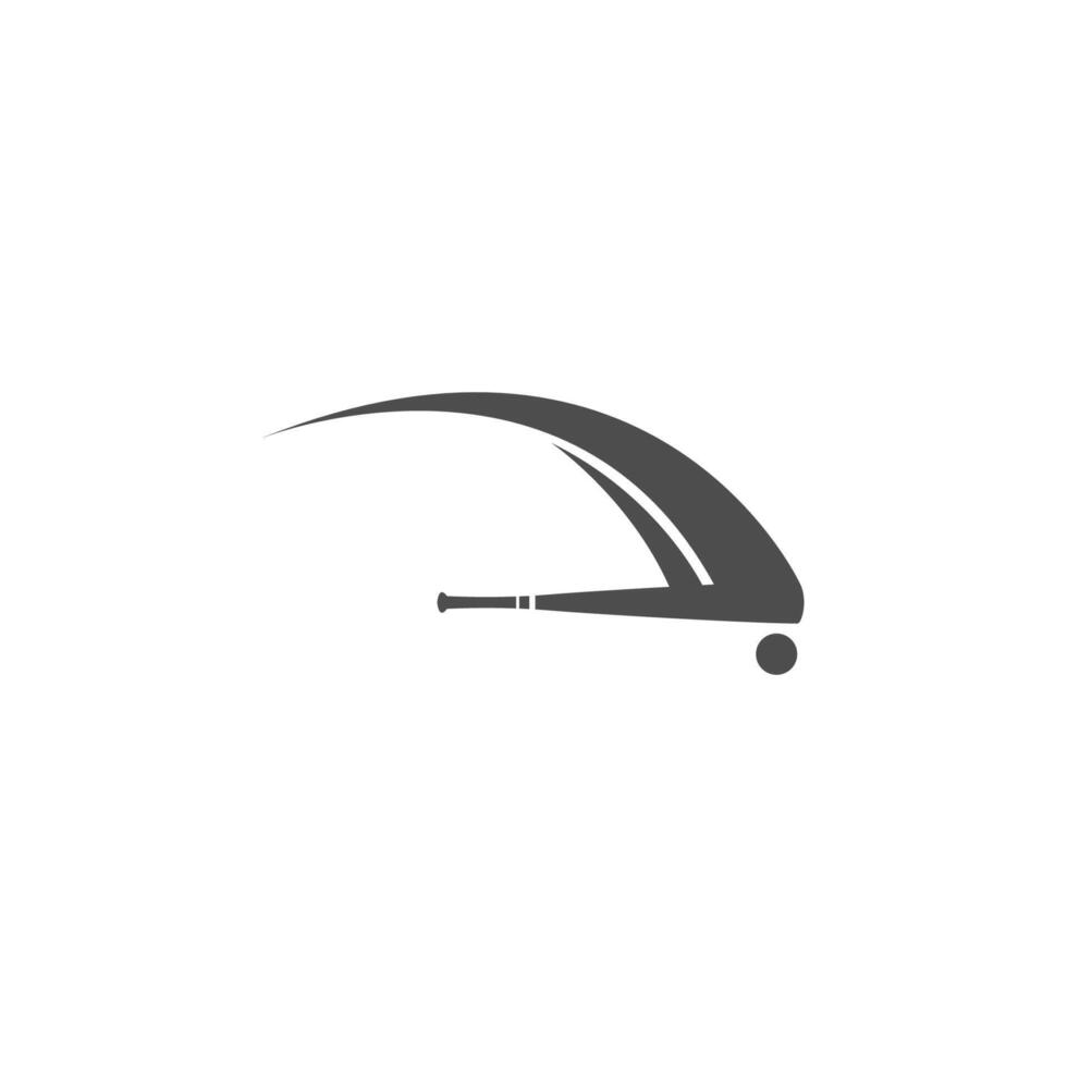 baseboll ikon logotyp design illustration vektor