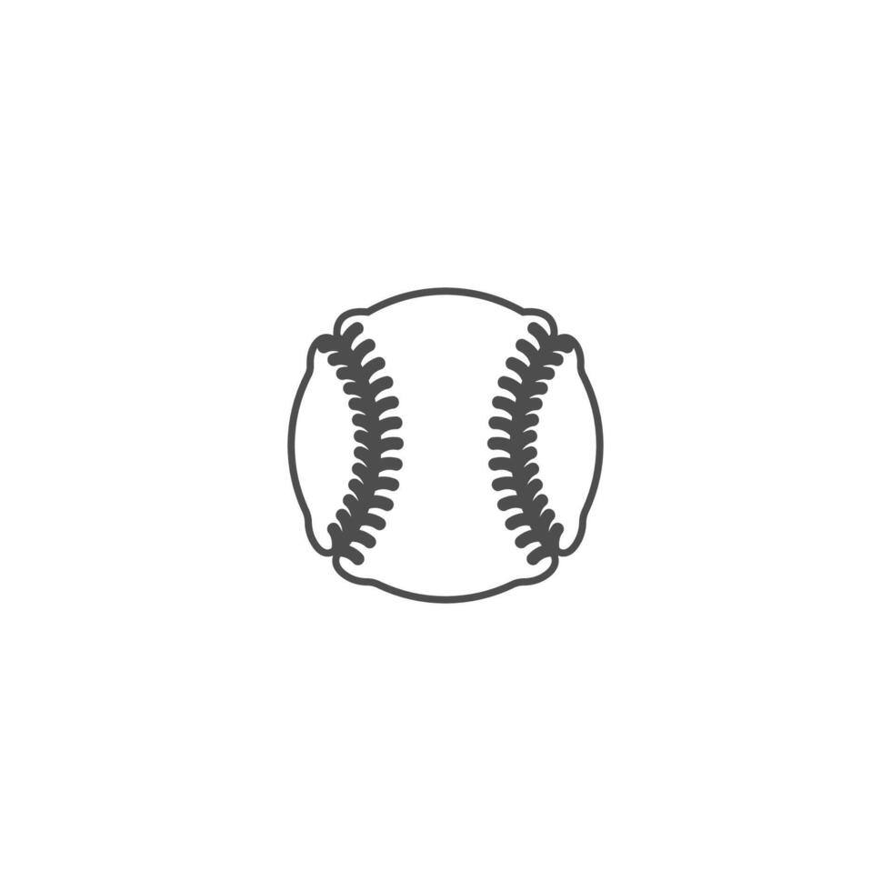 Baseball-Symbol-Logo-Design-Illustration vektor