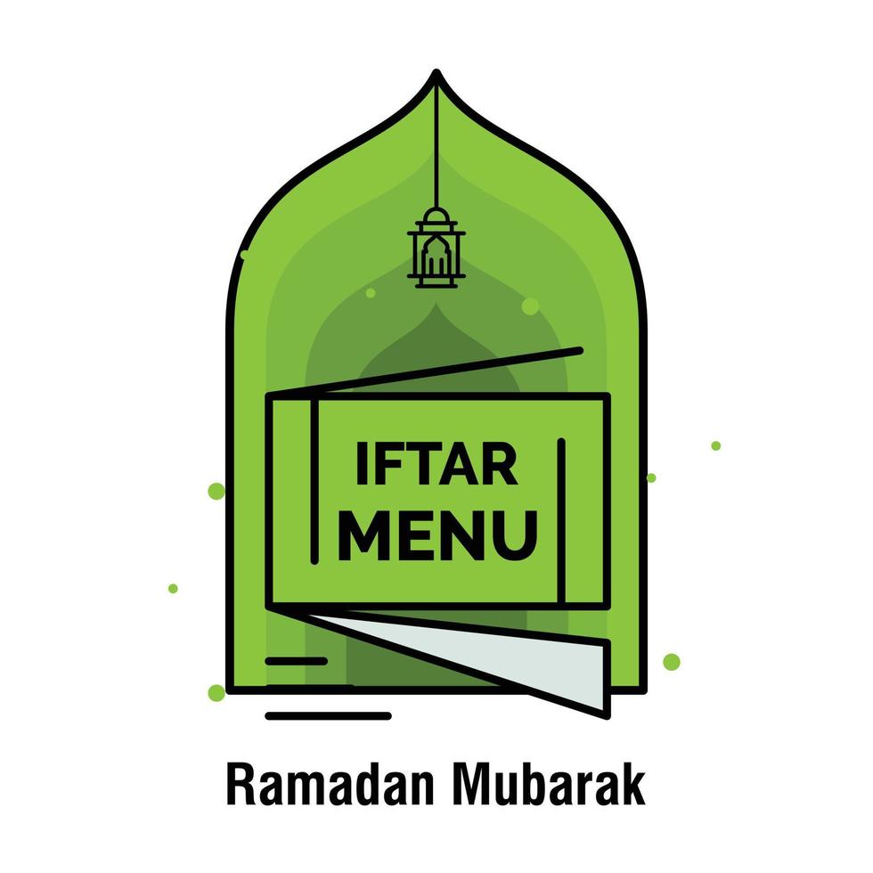 ramadan kareem konzept banner vektorillustration vektor