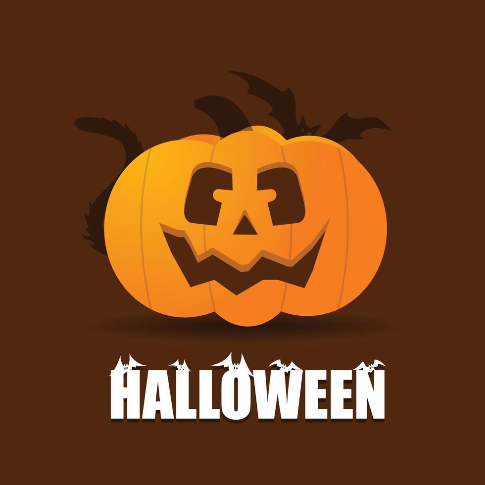 Halloween-Design mit kreativem Designvektor vektor