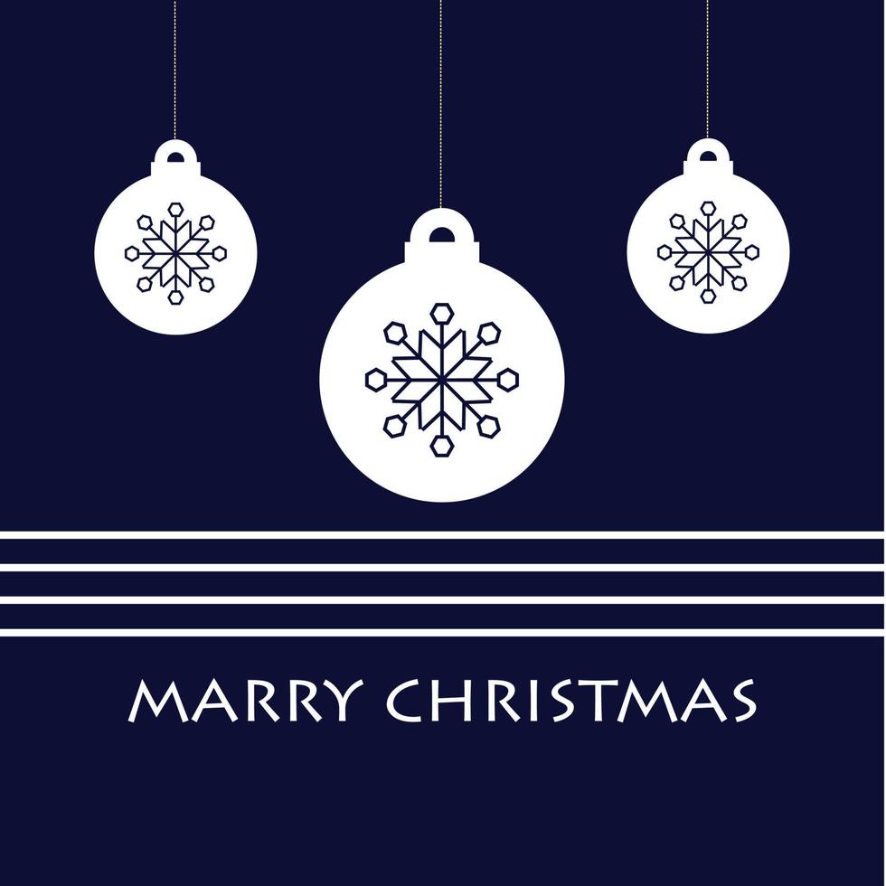 frohe weihnachtskarte mit elegantem design und typografievektor vektor