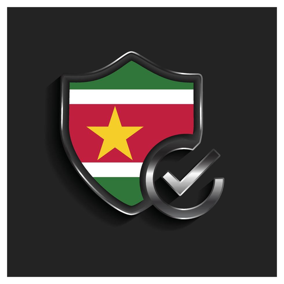 suriname flagga design vektor