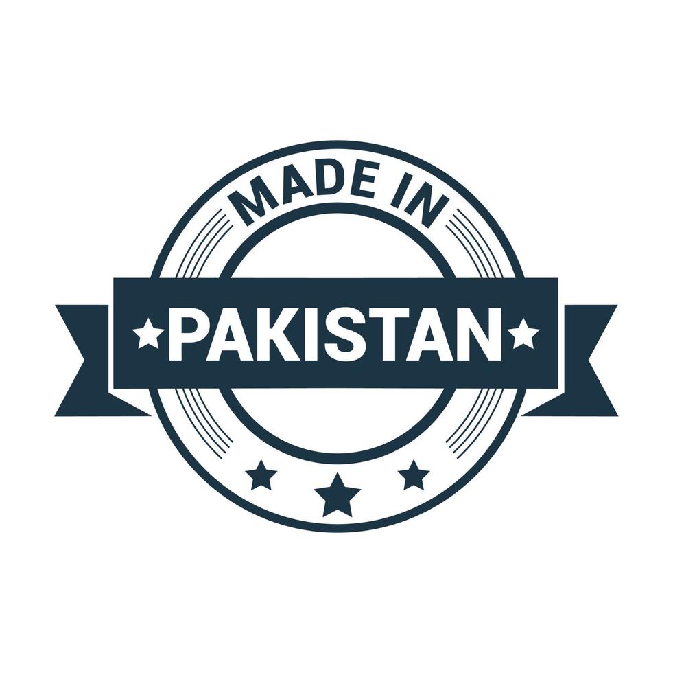 pakistan stämpel design vektor