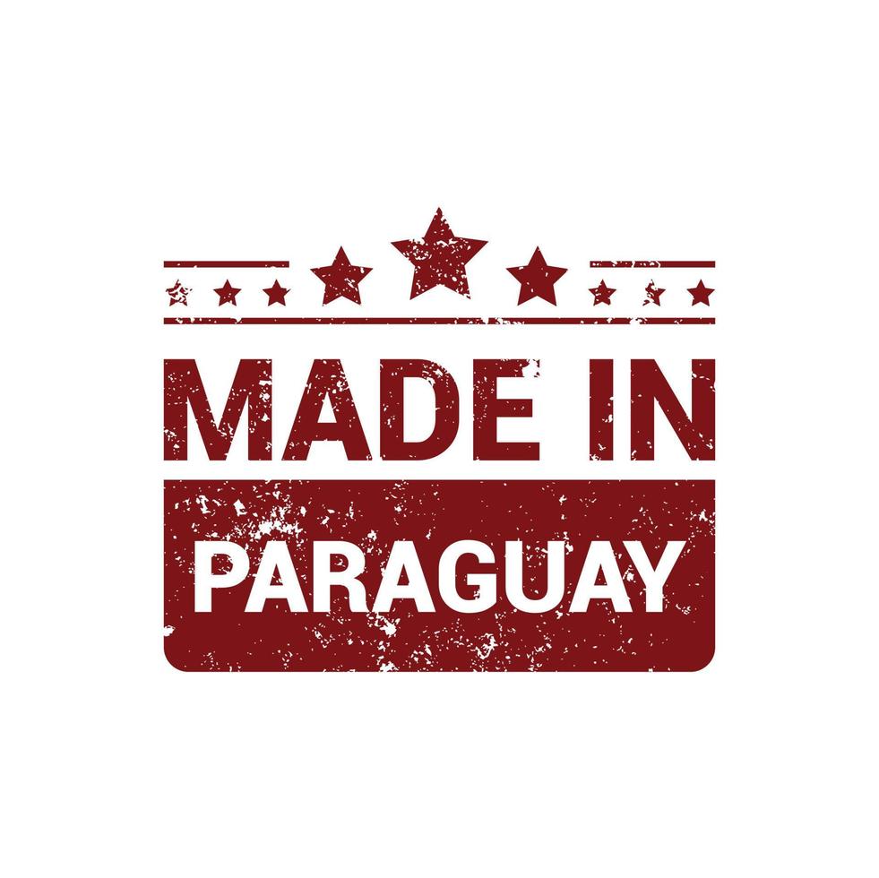 paraguay stämpel design vektor