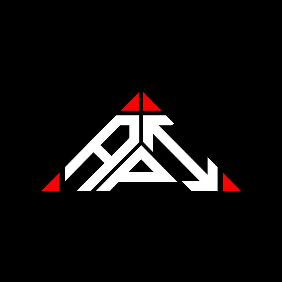 API Letter Logo kreatives Design mit Vektorgrafik, API einfaches und modernes Logo in Dreiecksform. vektor