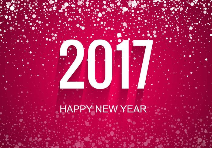 Free Vector Neujahr 2017 Hintergrund