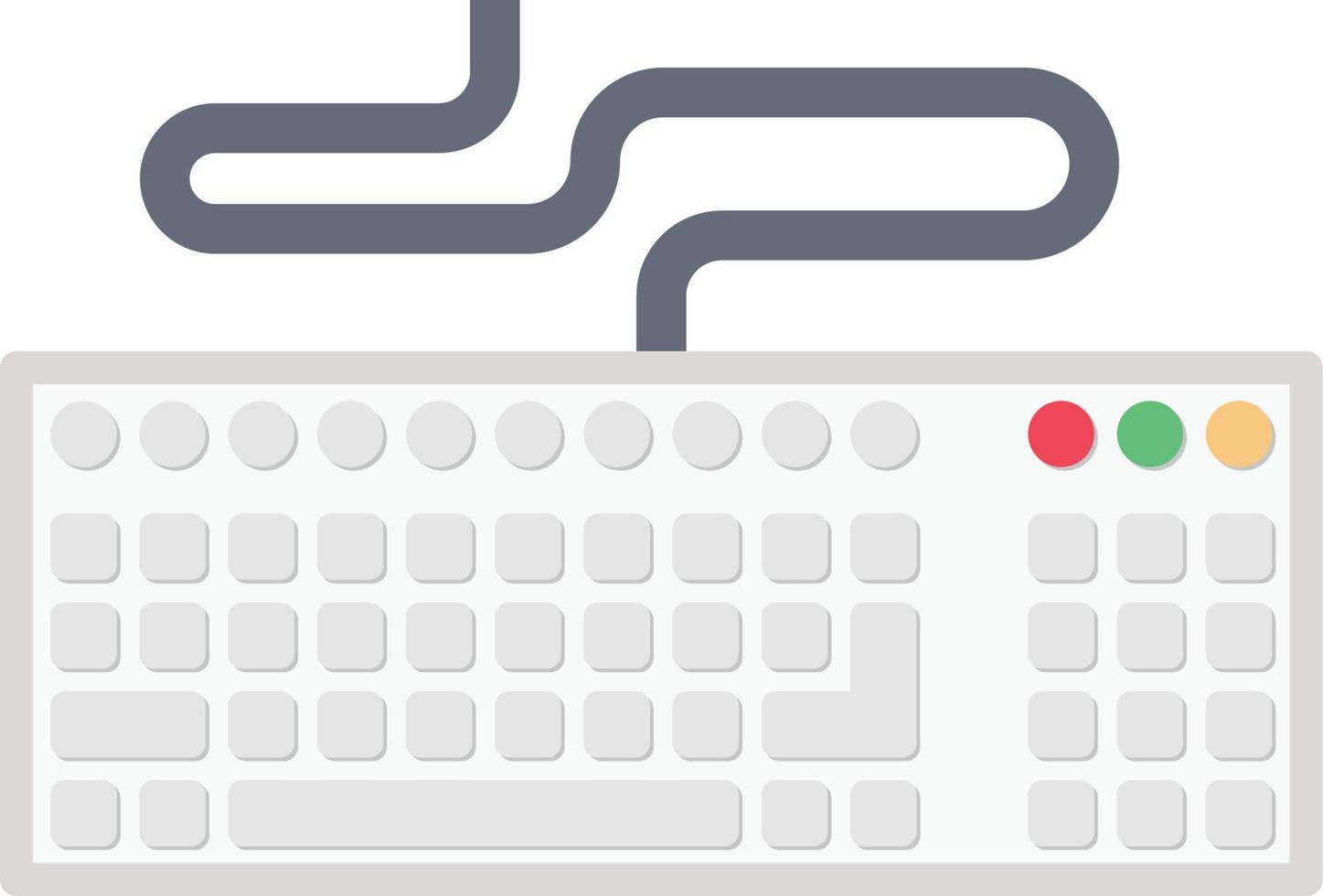 tastaturvektorillustration auf einem hintergrund. hochwertige symbole. vektorikonen für konzept und grafikdesign. vektor