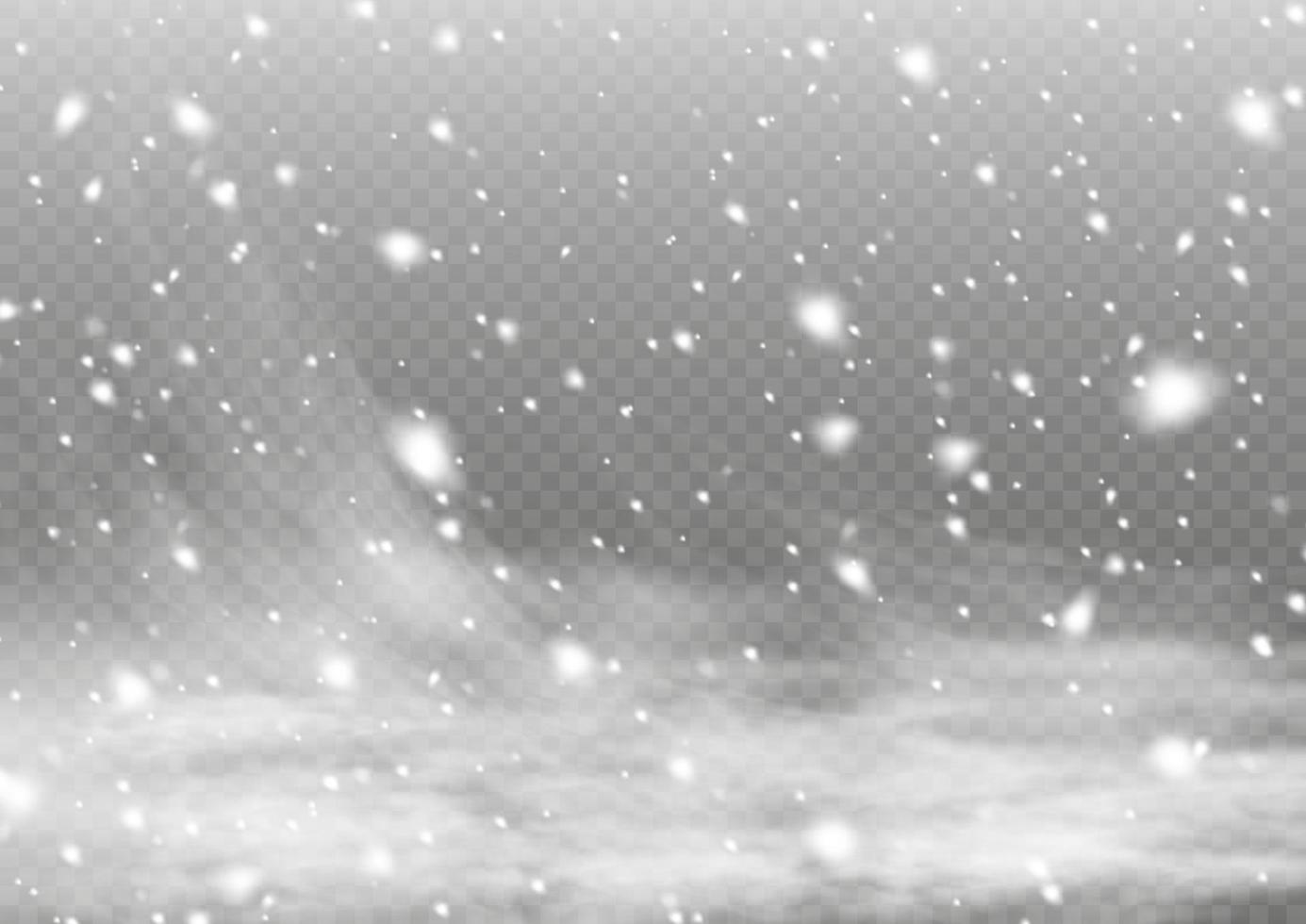 vinter- och snö med dimma. vind och dimma. snö och vind. vit lutning dekorativ element. mector illustration. ljus, damm, vinter, snöstorm, jul, vektor. vektor