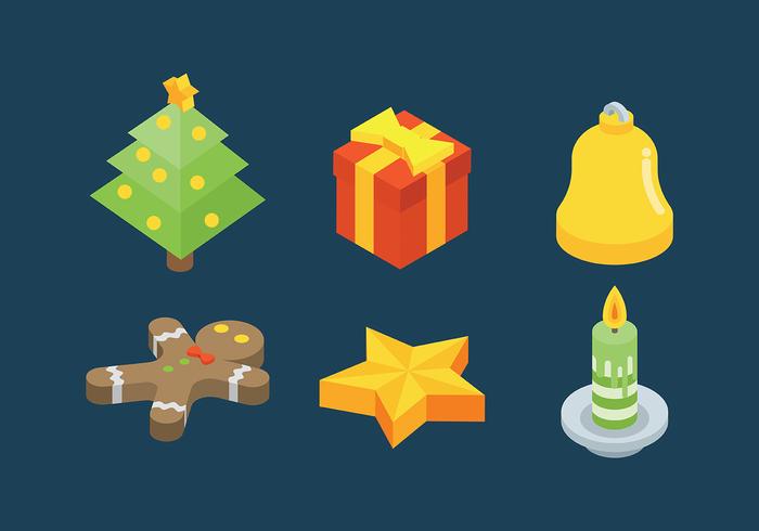 Kostenlose Weihnachten Icons Vektor