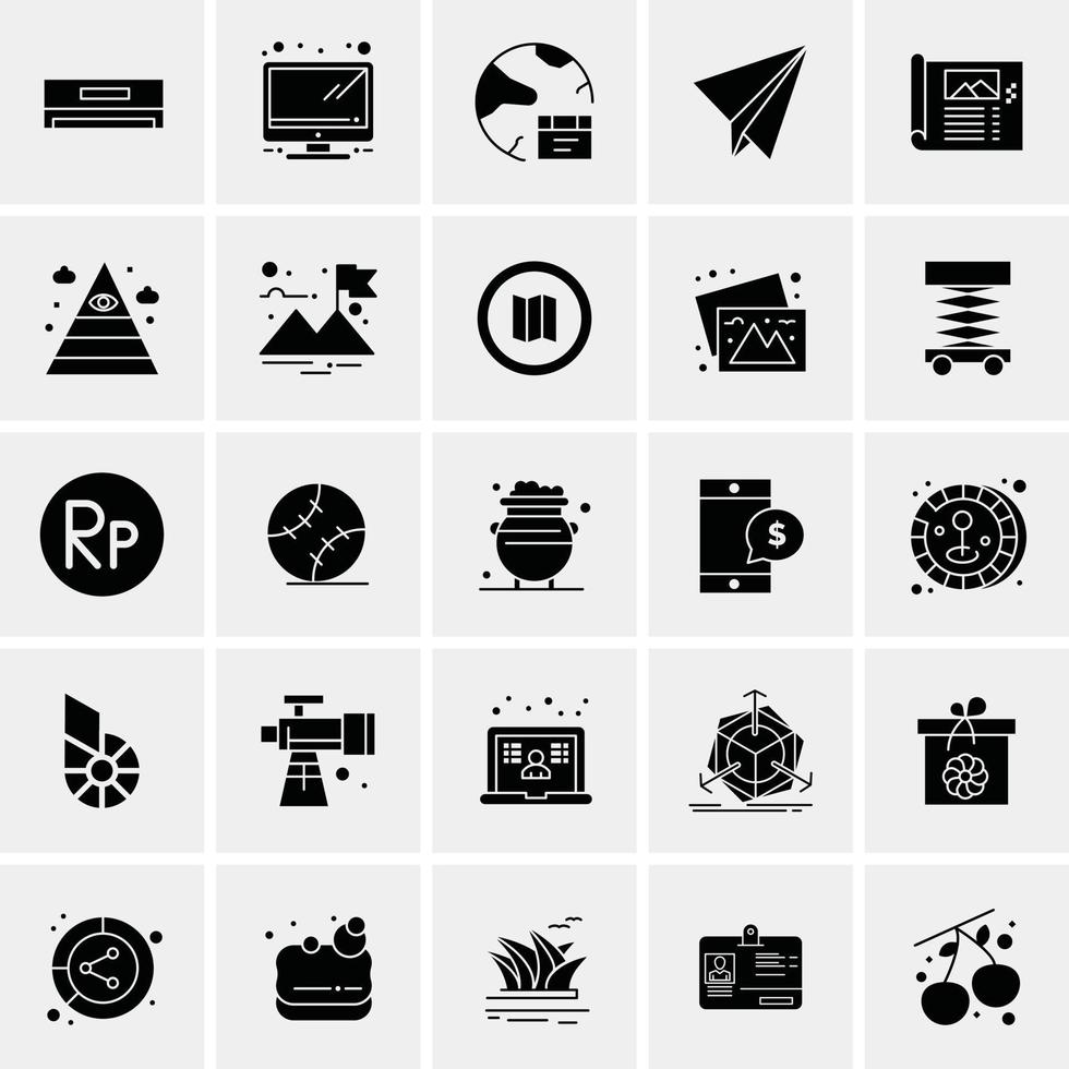 25 universelle Business-Icons Vektor kreative Icon-Illustration zur Verwendung in Web- und mobilen verwandten Projekten