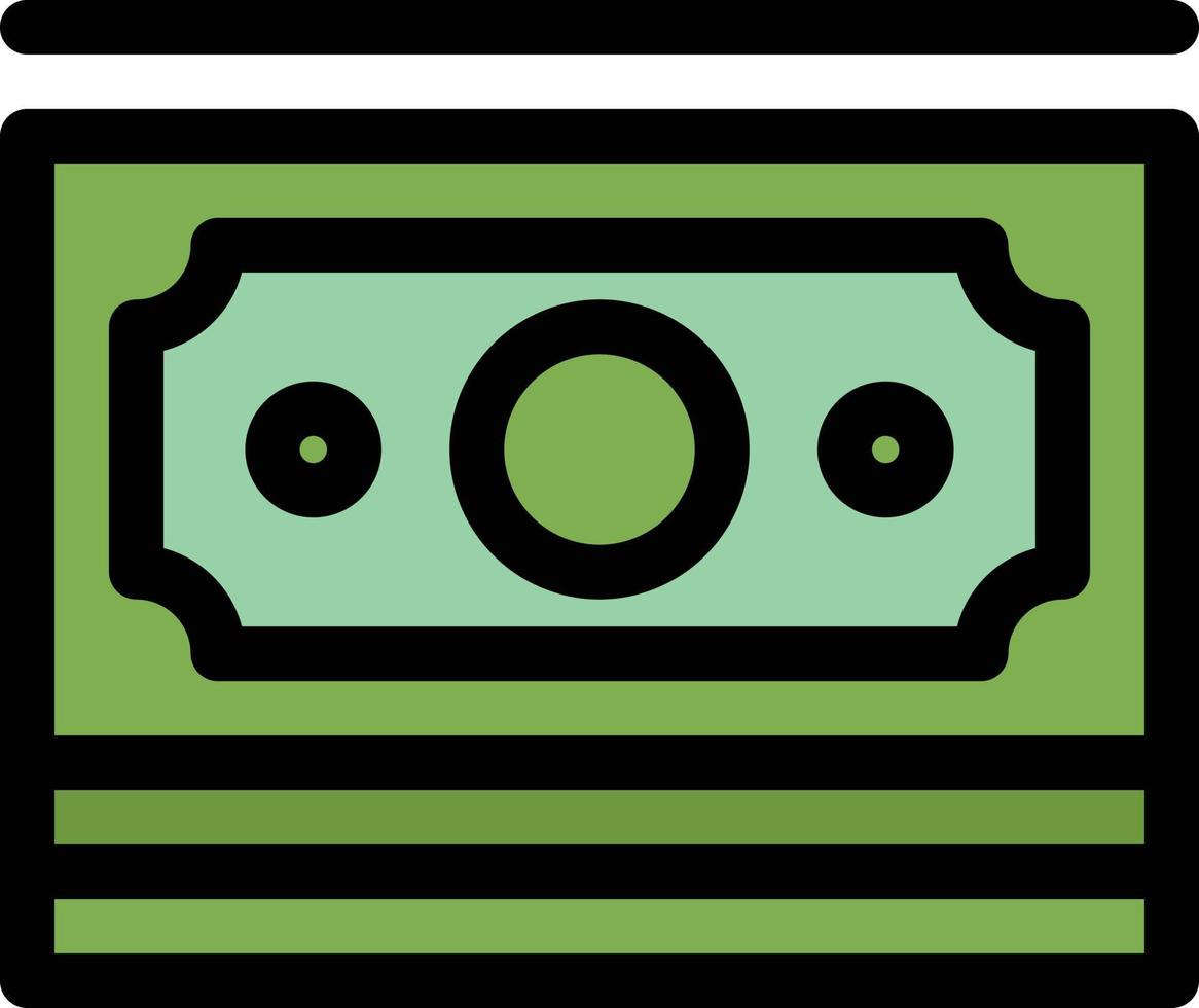 kontanter dollar pengar motivering platt Färg ikon vektor ikon baner mall