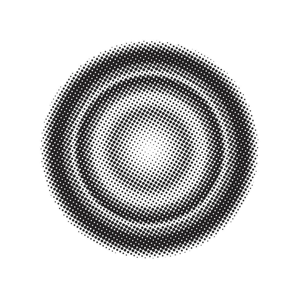 abstrakt grunge halvton cirklar former bakgrund vektor