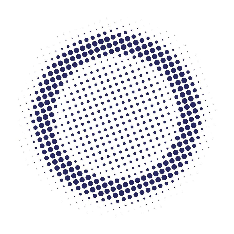 cirkel halvton mönster vektor