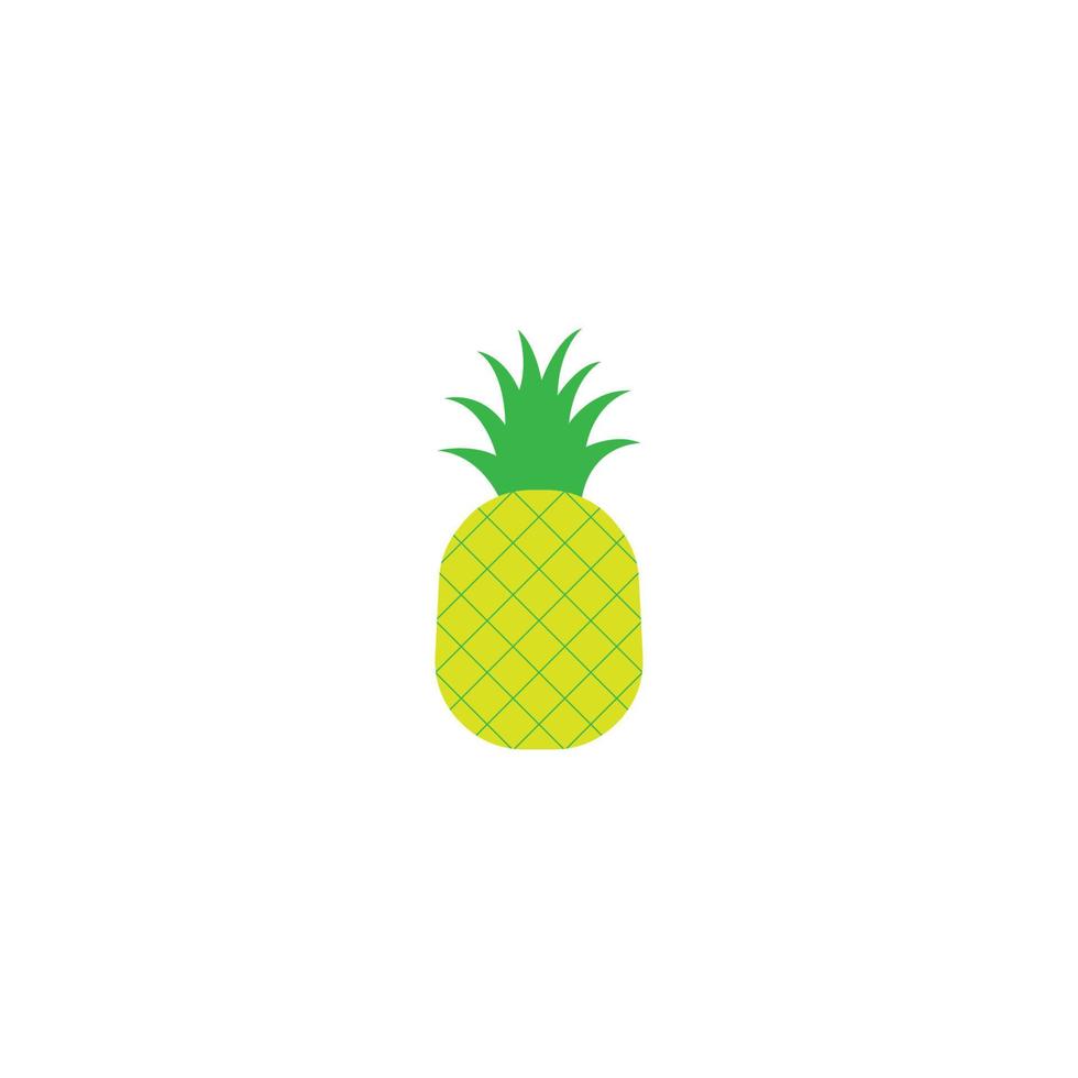 Ananas-Frucht-Vektor-Logo-Symbol-Illustration vektor