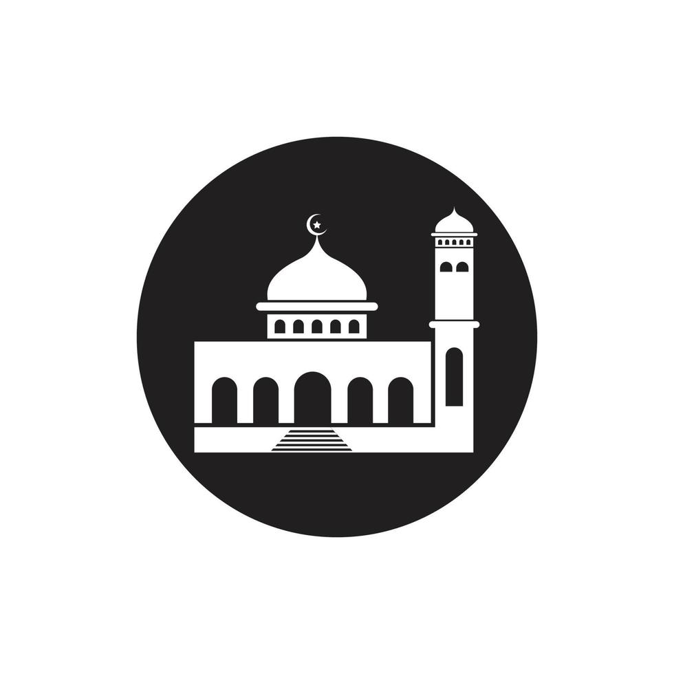 islamisches symbol und logo vektor