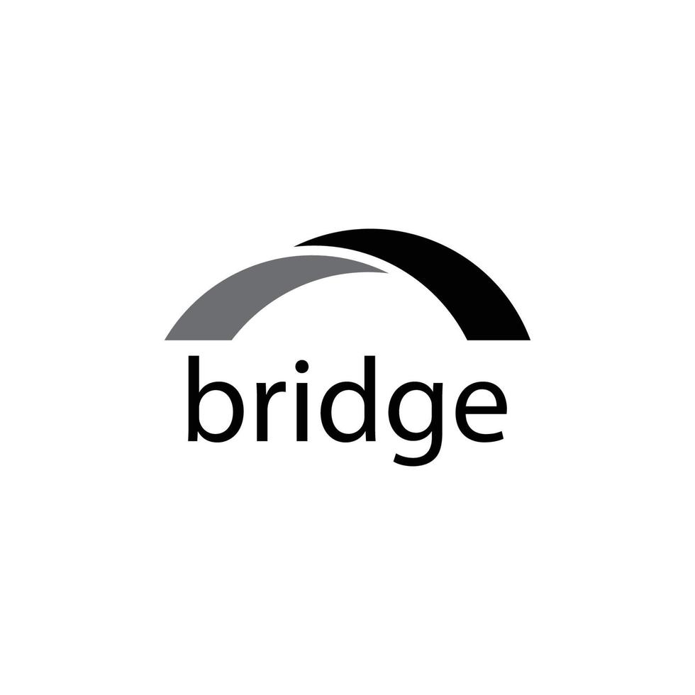 Brücke-Logo-Vektor vektor